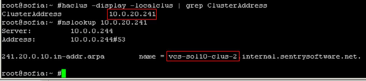 Obtaining the Virtual Cluster IP